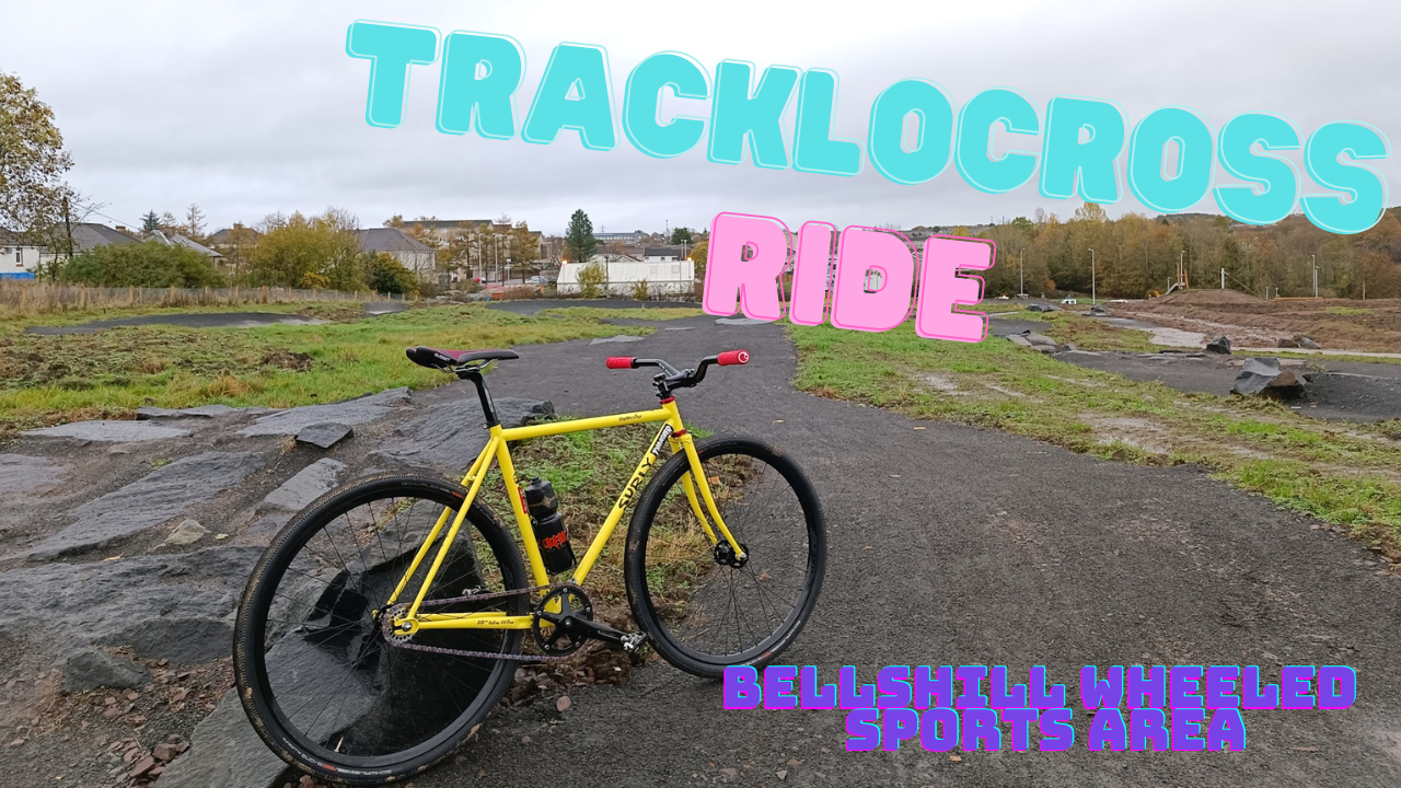Tracklocross Ride Through Bellshill Wheeled Sports Area