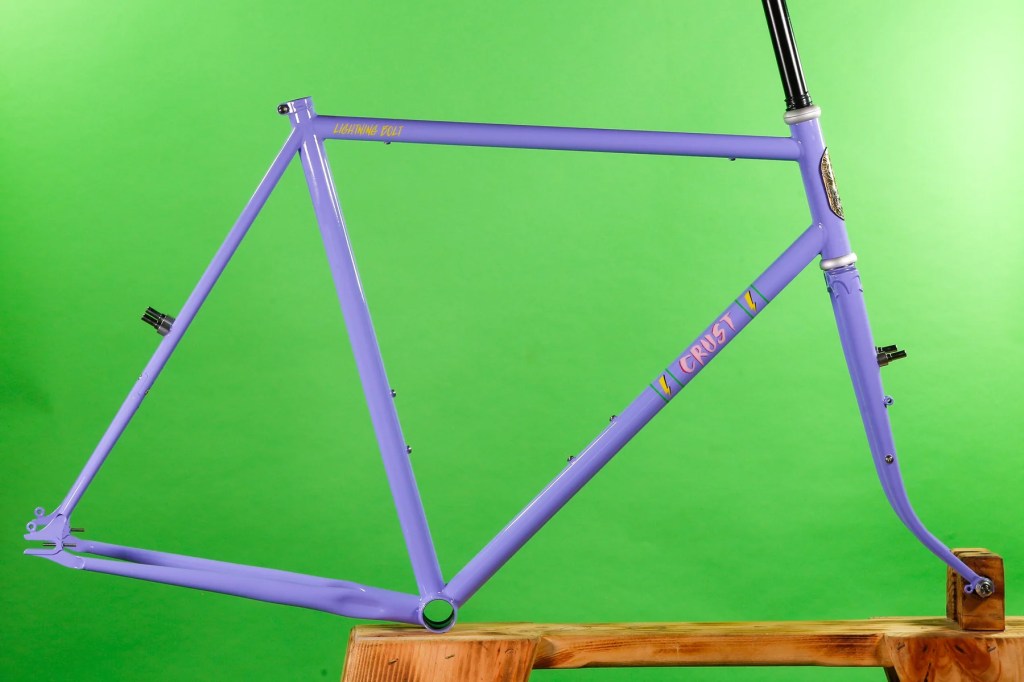 crust single speed lightning bolt frameset